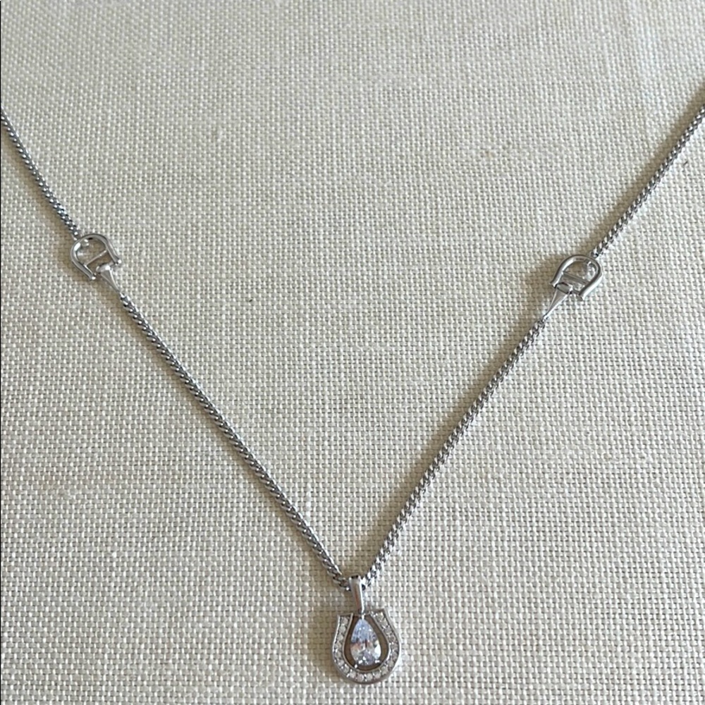 Pear Shaped Cubic Zirconia Necklace